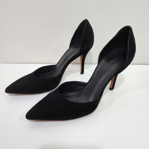Vince, black pointed toe heels, size 8.5 - Picture 1 of 7